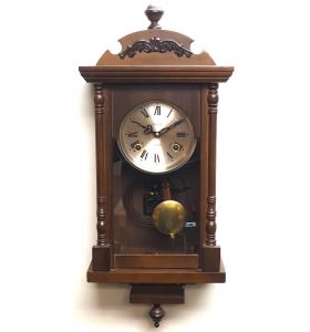 A Interesting Vintage Vienna Wall Clock –1980s mechanical wall clock  