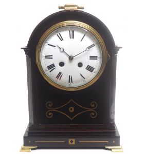 Rare find French Rosewood Bracket Clock - 8-Day Striking Mantle Clock
