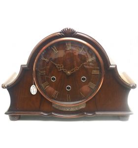 Oak Cased English Musical Mantel Clock - 8-Day Westminster Mantle Clock