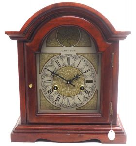 Vintage C Wood & Son Bracket Clock – 31 Day Striking Mantle Clock